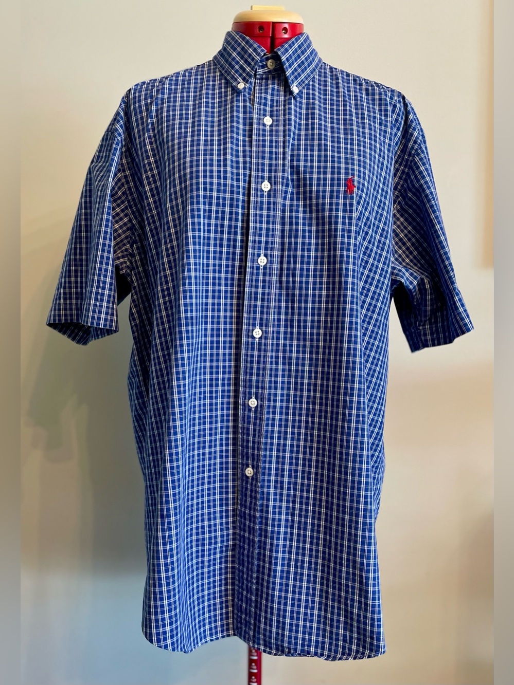 Ralph Lauren - all cotton short sleeve button up shirt Size Large (men’s)
